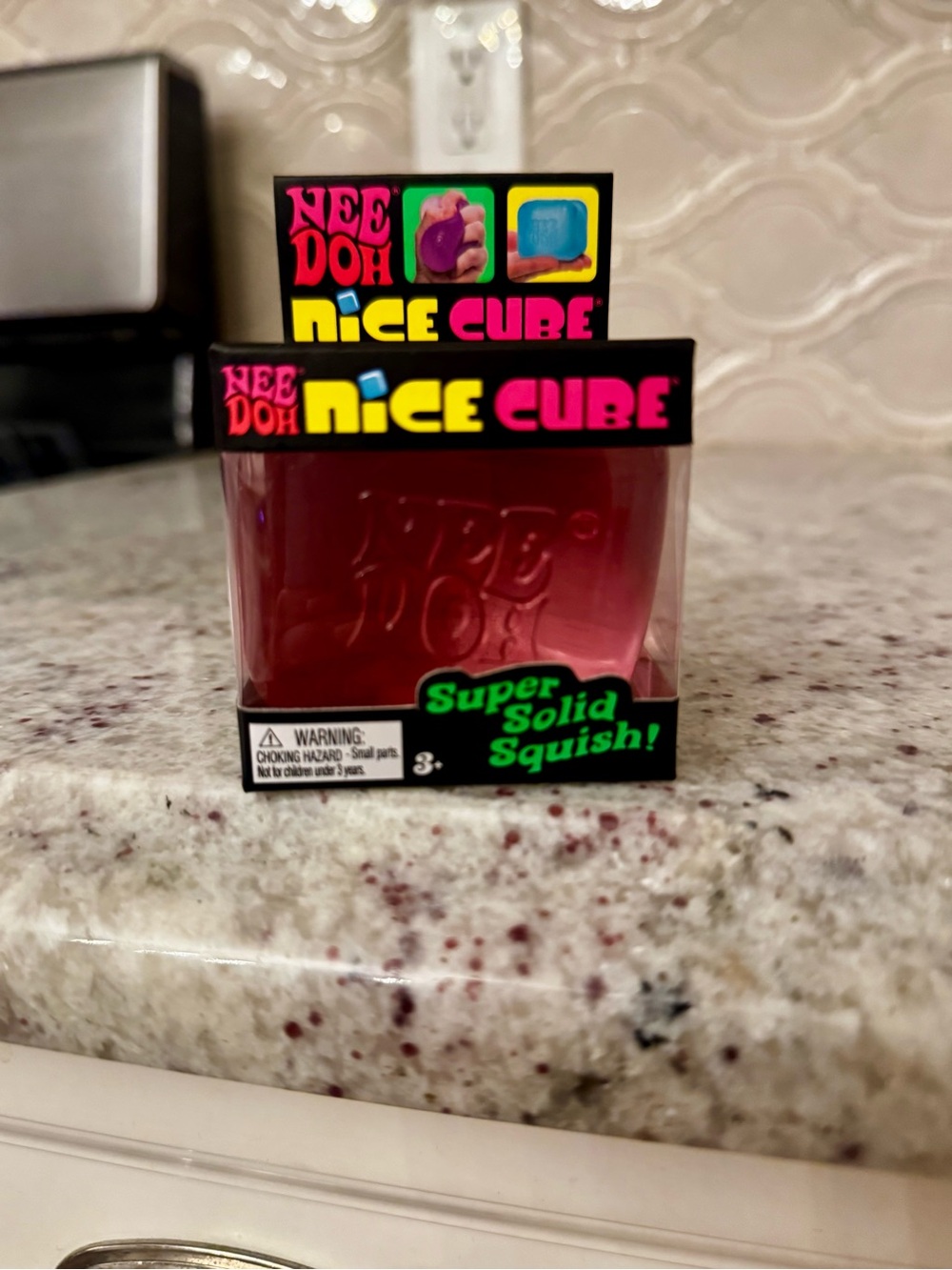 *NWT* NeeDoh Nice Cube Stress Toy - Pink